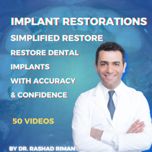 Implant Restorations Simplified​ Restore Dental Implants with Accuracy & Confidence
